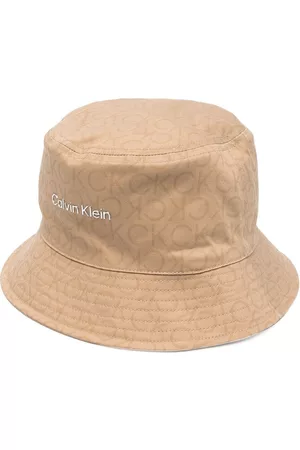 Calvin Klein Women Hats - Logo-print cotton bucket hat