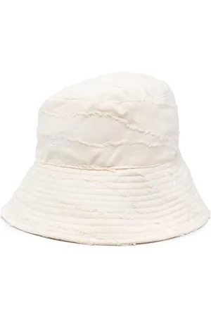 Msgm Men Hats - Ripped-detail bucket hat