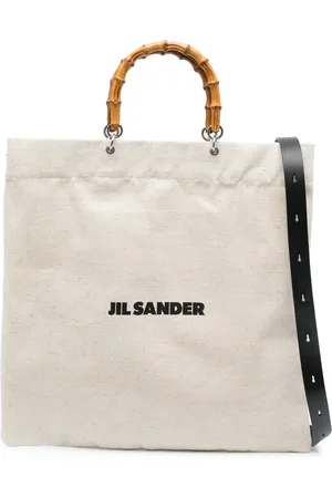 Jil Sander Bamboo-handle tote bag