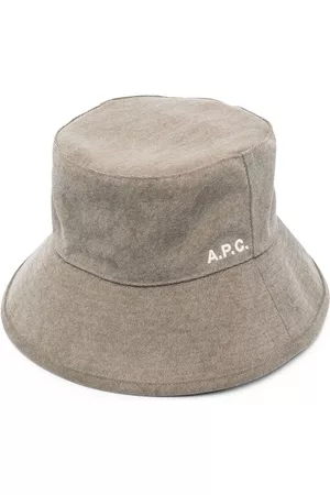 A.P.C. Embroidered-logo bucket hat