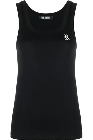 RAF SIMONS Scoop-neck sleeveless top