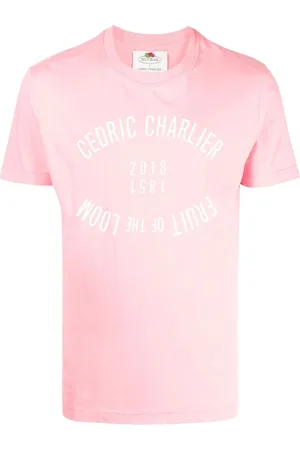 CÉDRIC CHARLIER Logo-print cotton T-shirt