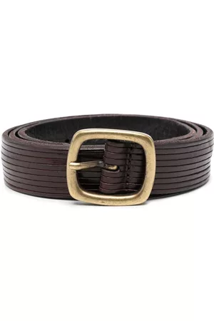 ELEVENTY Men Belts - Pointed tip leather belt