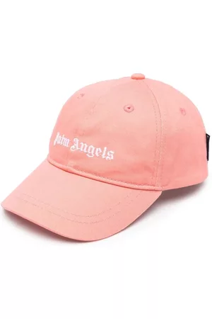 Palm Angels Girls Caps - Logo-embroidered baseball cap