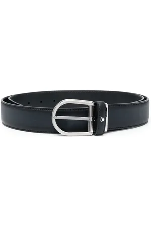 Montblanc Engraved-logo detail belt