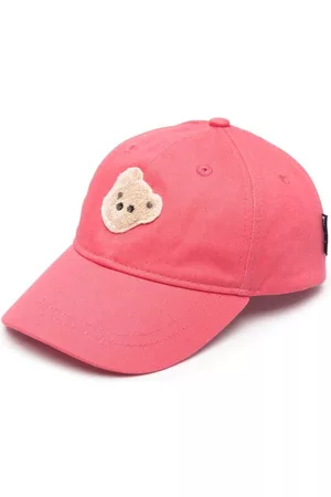 Palm Angels Girls Caps - Bear-appliqué baseball cap