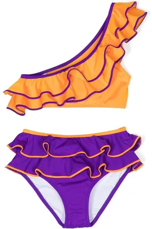 Nessi Byrd Maya ruffled bikini set