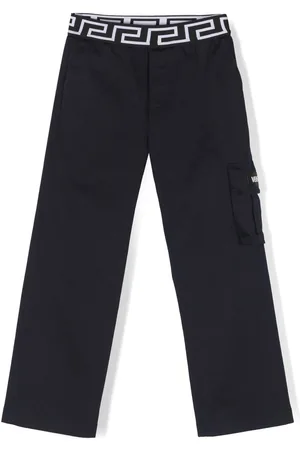 VERSACE Greca straight-leg trousers