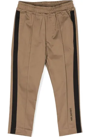 Neil Barrett Tape-detail straight-leg trousers