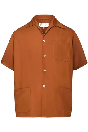 Maison Margiela Short-sleeve tweed shirt