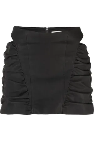 MISBHV Ruched cut-out mini skirt