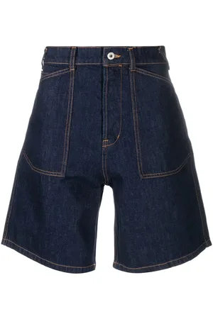 Kenzo Logo-appliqué denim shorts