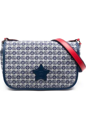 Gucci Jacquard logo-patch messenger bag