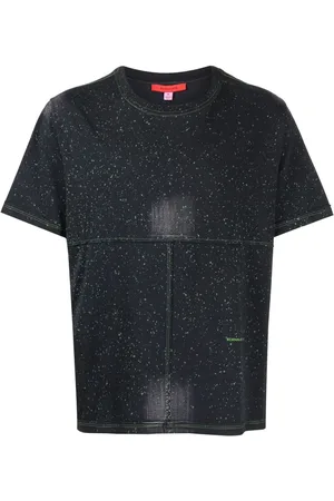 ECKHAUS LATTA Paint-splatter cotton T-shirt