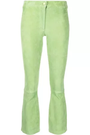 arma leder Cropped flared trousers