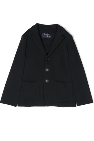 Il gufo Single-breasted cotton blazer