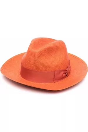 Borsalino Ribbon-detail sun hat