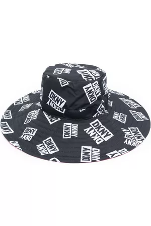 DKNY All-over logo-print sun hat