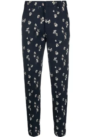 Scotch&Soda Floral-print straight-leg trousers