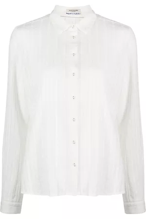 Scotch&Soda Women Long Sleeve - Long-Sleeve Organic Cotton Shirt