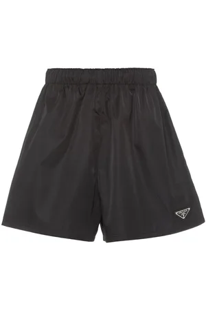 Prada Re-Nylon triangle-logo shorts