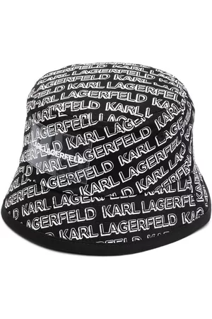 Karl Lagerfeld Girls Hats - All-over-logo bucket hat