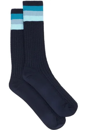 Etro Striped ribbed-knit socks