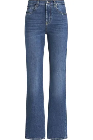 Etro Logo-appliqué straight-leg jeans