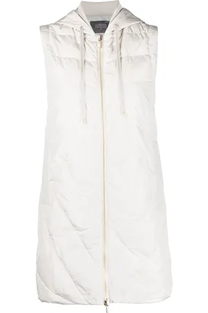 LORENA ANTONIAZZI Padded drawstring-hood vest