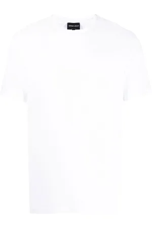 Giorgio Armani Plain cotton T-shirt