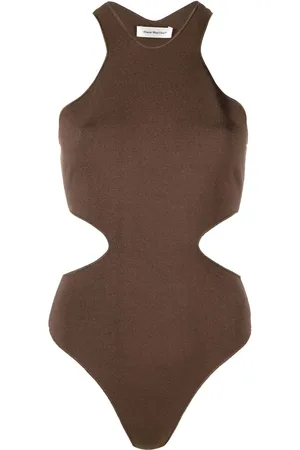 There Was One Cut-out knitted bodysuit