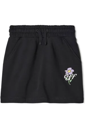 OFF-WHITE Off Flowers organic cotton skirt