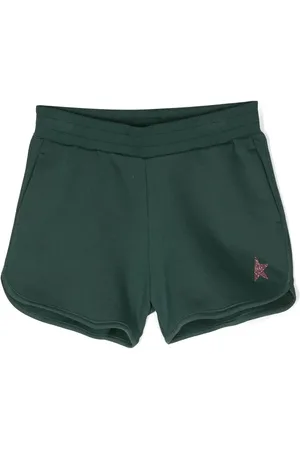 Golden Goose Logo-print elastic-waist shorts