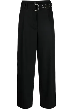 Serafini Belted wide leg trousers