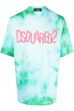 Dsquared2 Logo-print tie-dye T-shirt