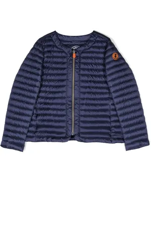save the duck Logo-patch quilted padded jacket