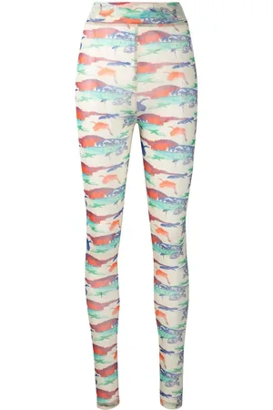 HENRIK VIBSKOV Printed mesh leggings