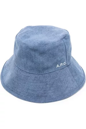 A.P.C. Embroidered-logo bucket hat
