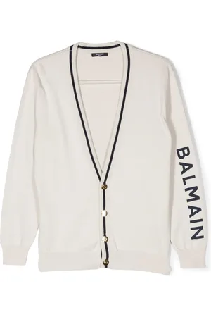 Balmain Stripe-detail cardigan