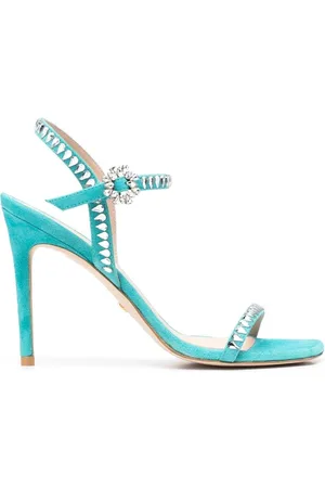 Stuart Weitzman Embellished open-toe sandals