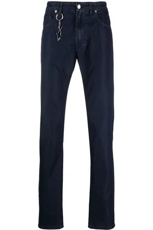 Paul & Shark Keyring-detail slim-cut jeans