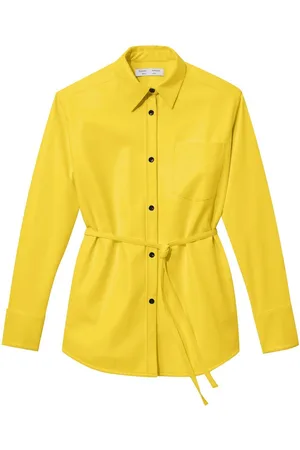 Proenza Schouler Faux-leather shirt jacket