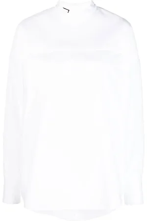 Plan C Long-sleeve cotton blouse