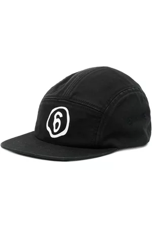 Maison Margiela Girls Caps - Logo-print baseball cap