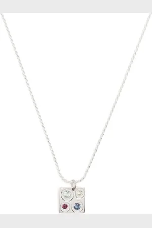Bleue Burnham Chloroplast sapphire pendant necklace