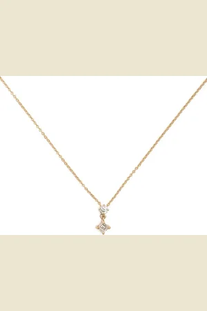 Lizzie Mandler 18kt yellow Mix Matched diamond necklace
