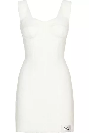 Dolce & Gabbana Women Party Dresses - Number-patch cotton mini dress