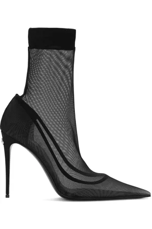 Dolce & Gabbana Women Boots - Sheer mesh-design boots