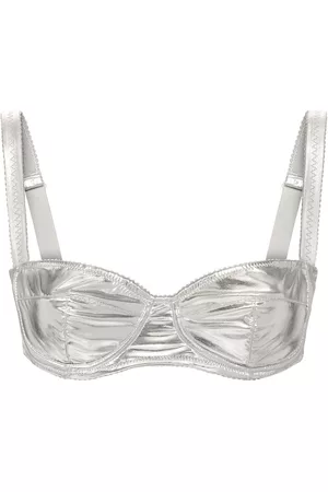 Dolce & Gabbana Women Balcony Bras - Metallic underwired balconette bra