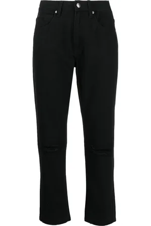 Izzue Cropped straight-leg trousers